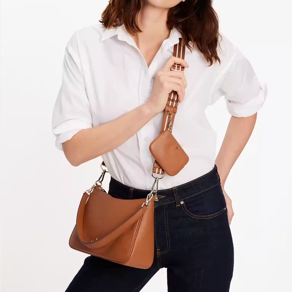 Kate Spade Rosie Shoulder Bag With Tech Attachment AirPod 
Warm Gingerbread 
NWT - Picture 3 of 16